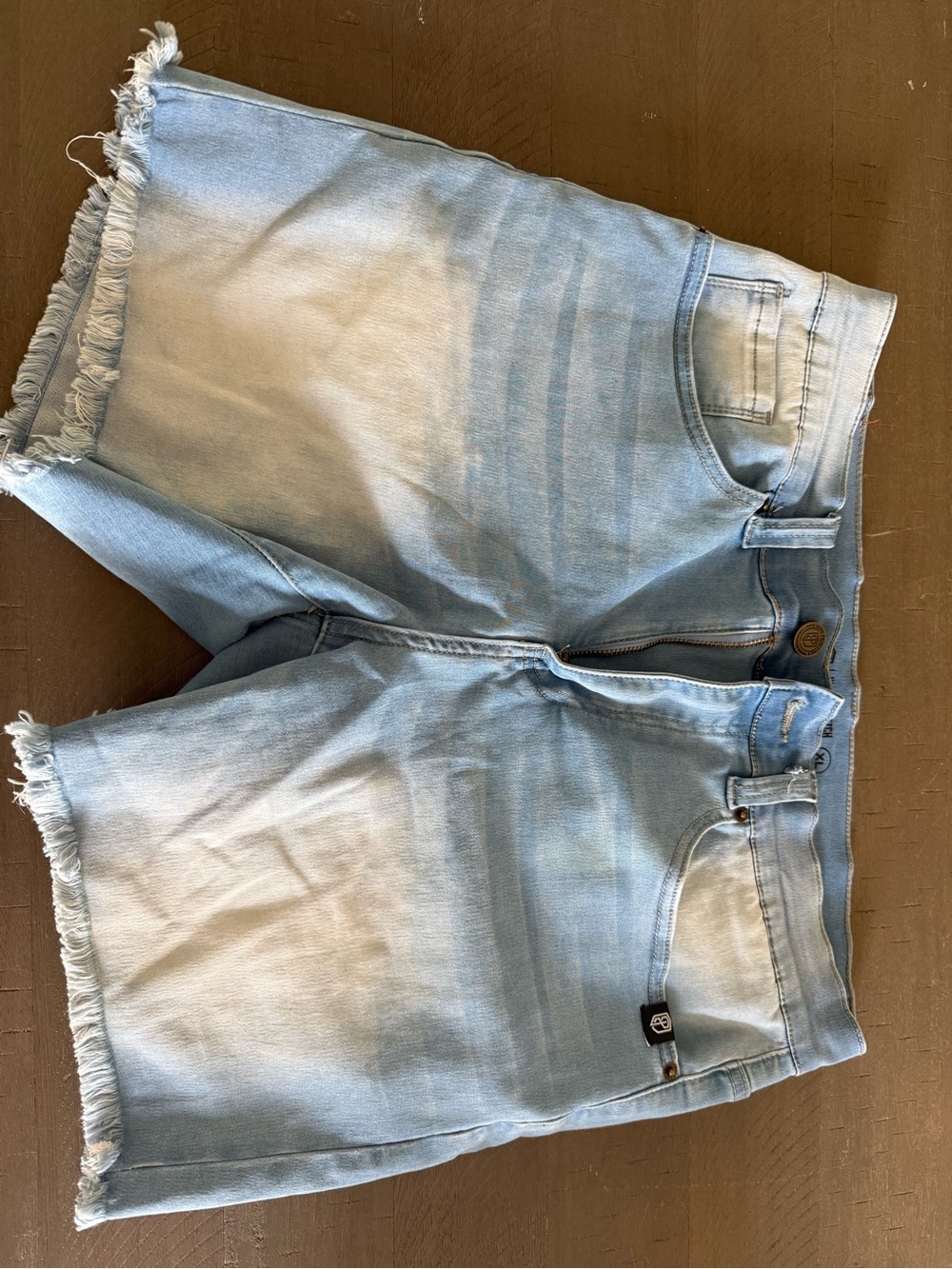 Born Primitive Light Blue Denim Cutoff Shorts